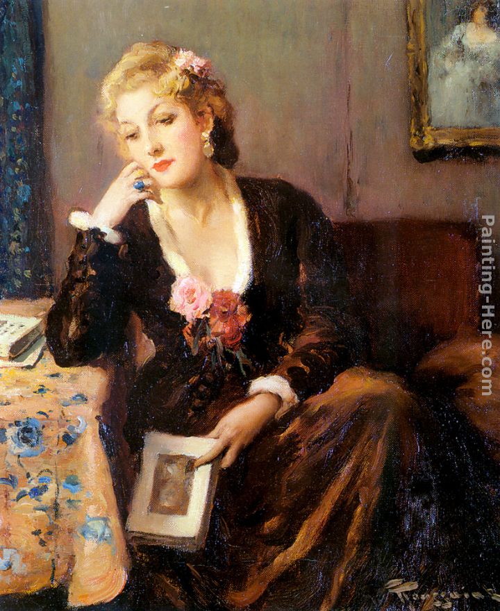Faraway Thoughts painting - Fernand Toussaint Faraway Thoughts art painting